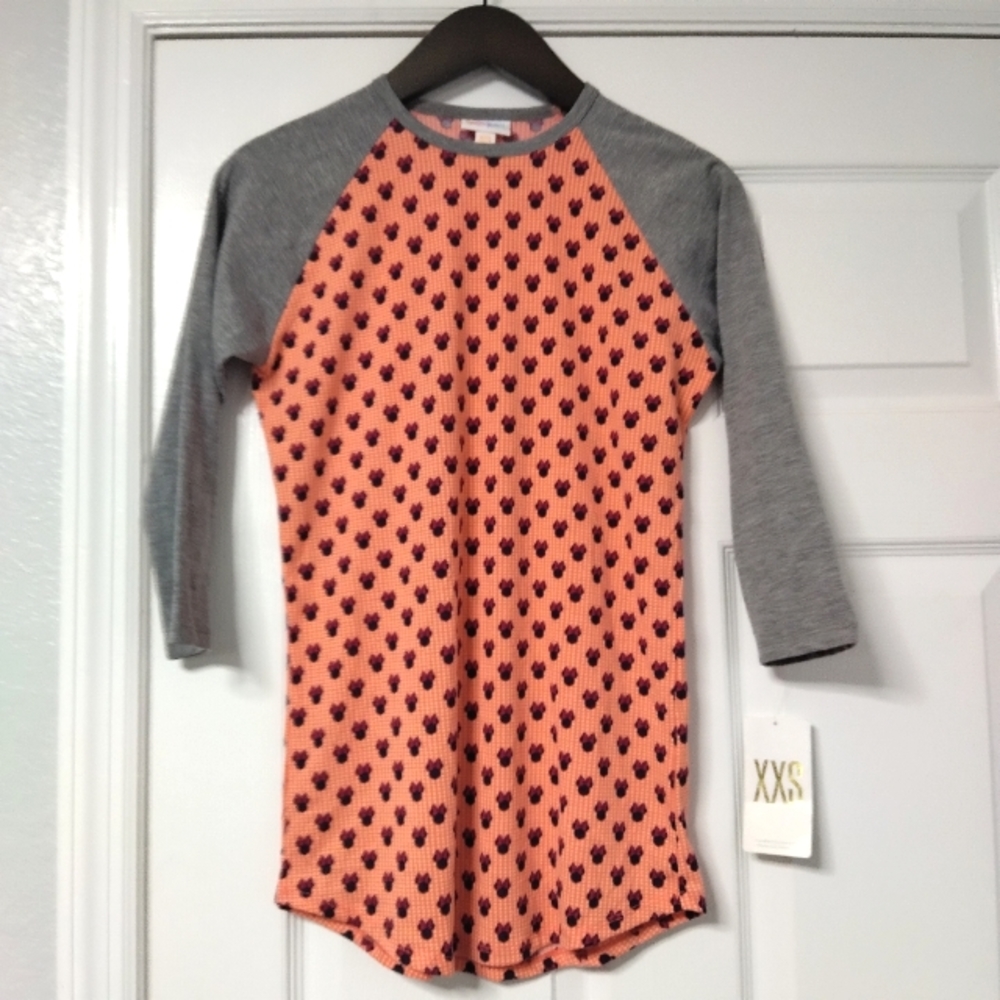 LuLaRoe‎ Disney Randy Minnie Orange and Gray